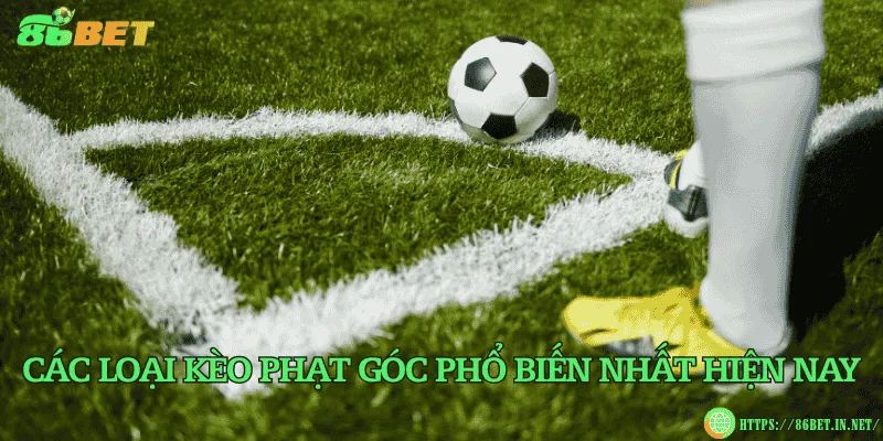 Các loại kèo phạt góc phổ biến nhất hiện nay