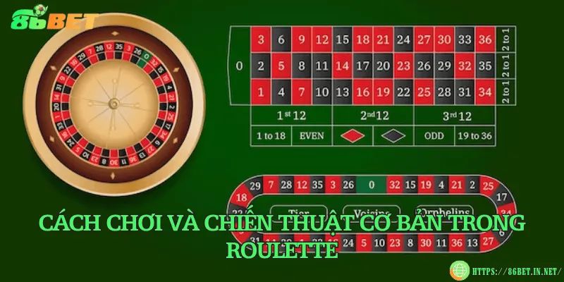 Cách chơi và chiến thuật cơ bản trong roulette