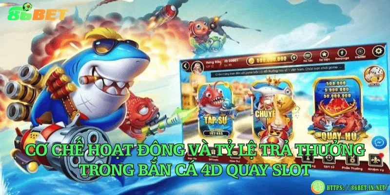 Cơ chế hoạt động và tỷ lệ trả thưởng trong bắn cá 4D quay slot