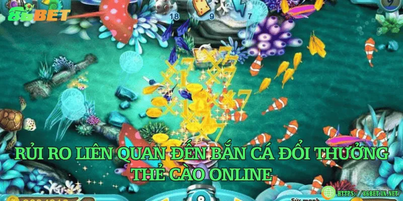 Rủi ro liên quan đến bắn cá đổi thưởng thẻ cào online